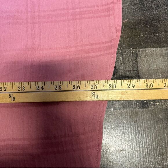 Como vintage NWT pink ruffle sleeve top size 2X - Picture 7 of 8